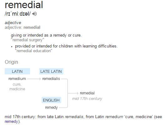 remedial-meaning