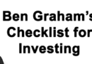 ben graham's checklist